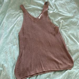 Sweater Tank Top